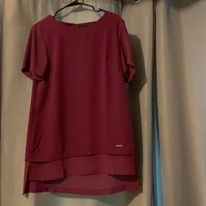 Dark maroon blouse Size M